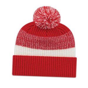 2-Tone Rib Knit Toque