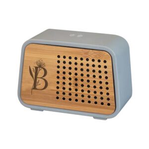 Bamboo and Cement Speaker & Charger