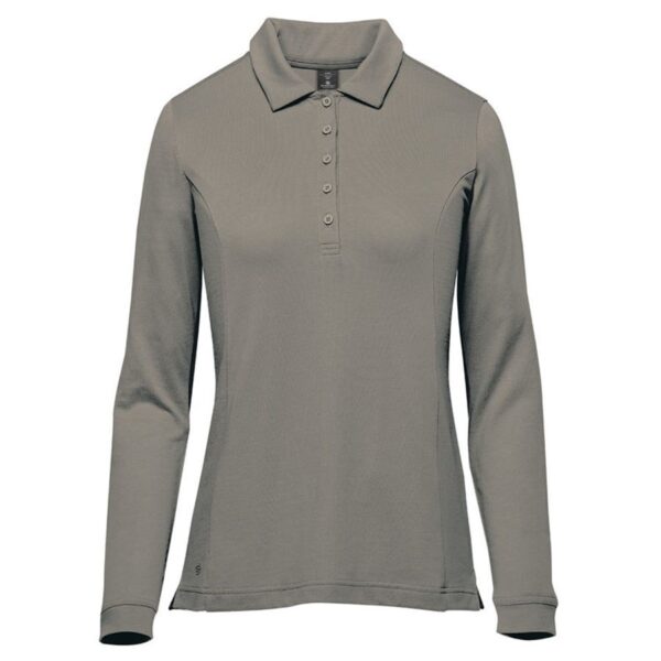 Women's Long-Sleeve Cotton Polo