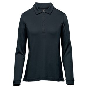 Women's Long-Sleeve Cotton Polo